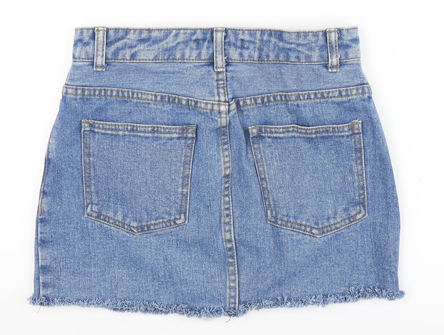 FOREVER 21 Womens Blue  Denim Mini Skirt Size M