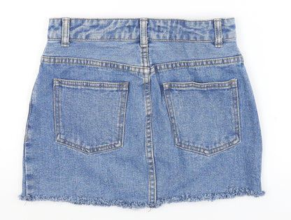 FOREVER 21 Womens Blue  Denim Mini Skirt Size M
