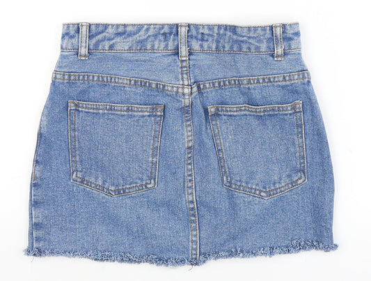 FOREVER 21 Womens Blue  Denim Mini Skirt Size M