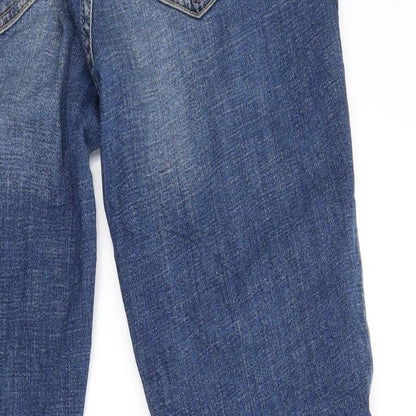Womens UK Size M H&M Regular Fit Tapered Blue Jeans