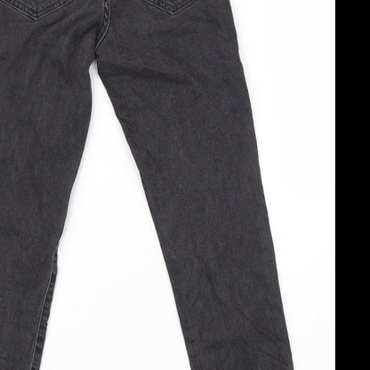 Womens UK Size 6 Preworn Regular Fit  Black Trousers