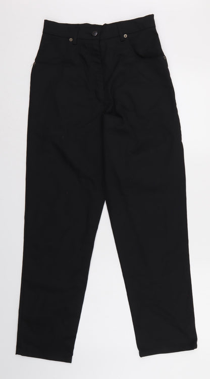 Alexandra Womens Black  Denim Straight Jeans Size 10
