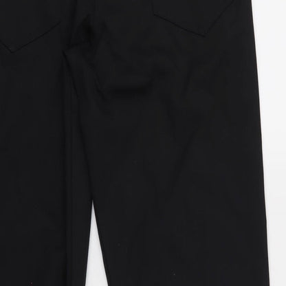 Alexandra Womens Black  Denim Straight Jeans Size 10