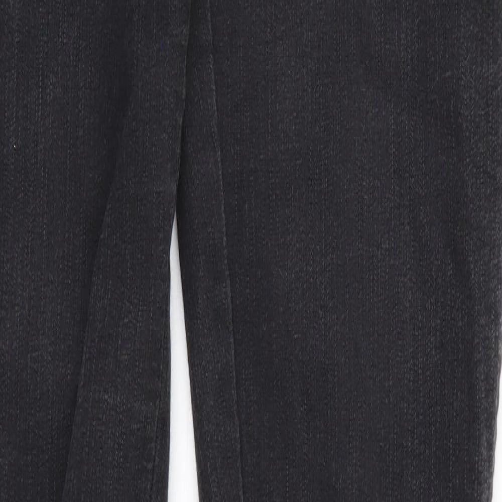 Moto Womens Black  Denim Jegging Leggings Size 10