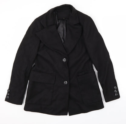 Womens UK Size M Preworn Black Jacket