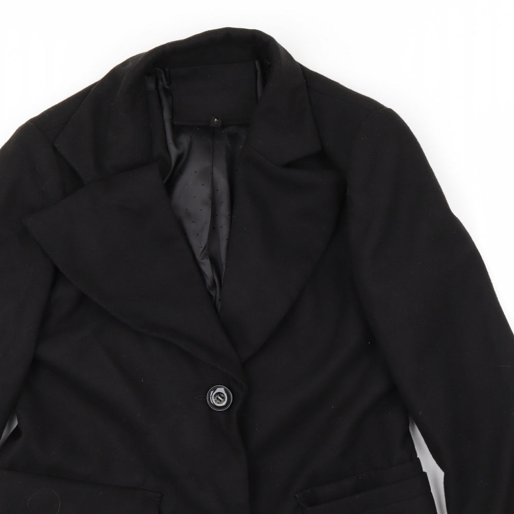 Womens UK Size M Preworn Black Jacket