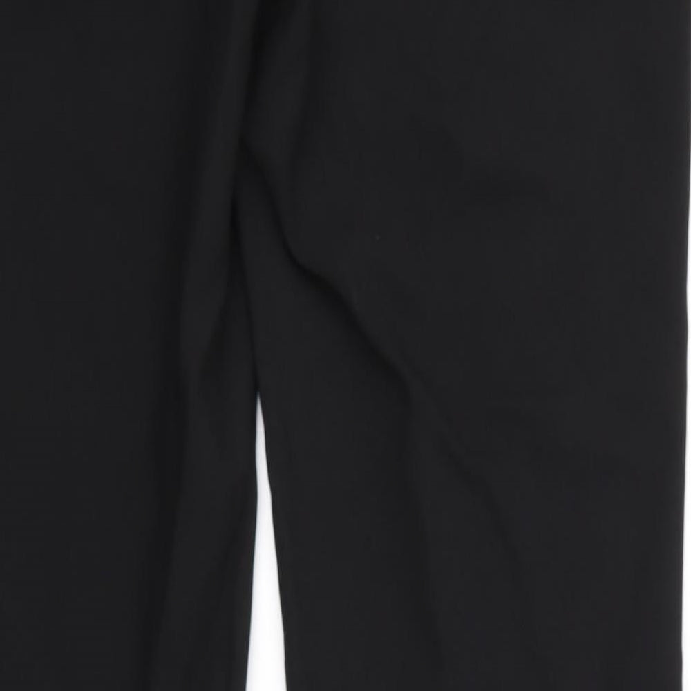 Womens UK Size 32 Peacocks Regular Fit  Black Trousers