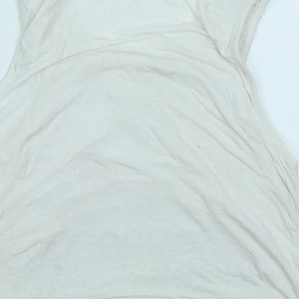 Topshop Womens White   Cropped Tank Size 8