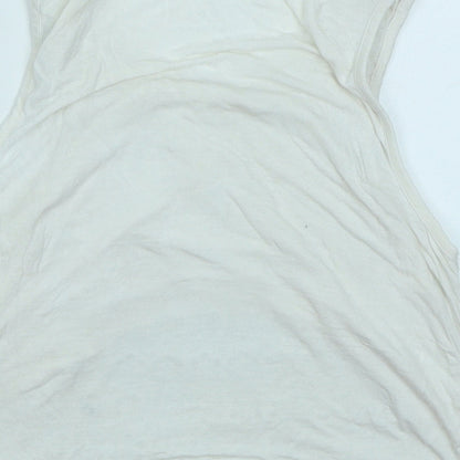 Topshop Womens White   Cropped Tank Size 8