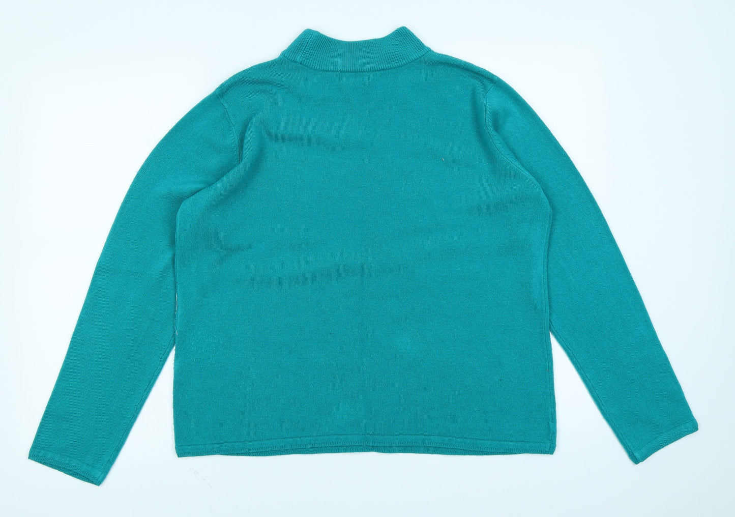 BM Womens Green   Pullover Jumper Size M