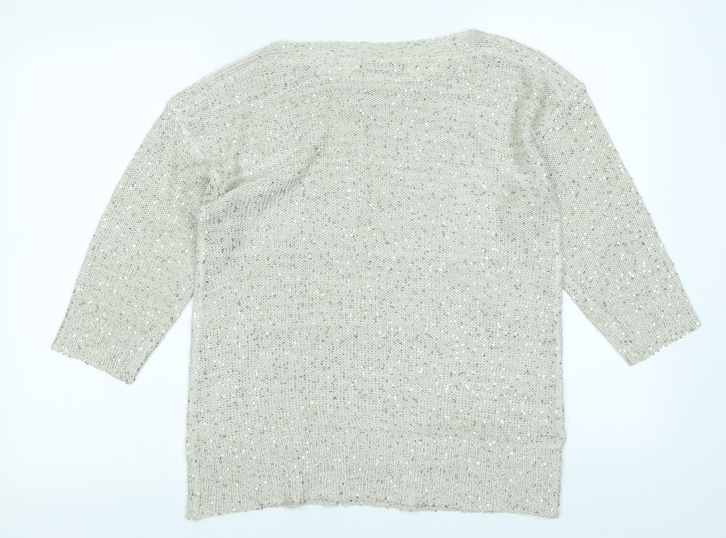 David Emanuel Womens Gold   Pullover Jumper Size S