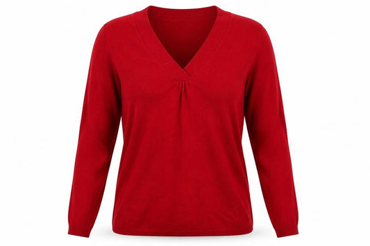Moda Womens Red   Pullover Jumper Size 12