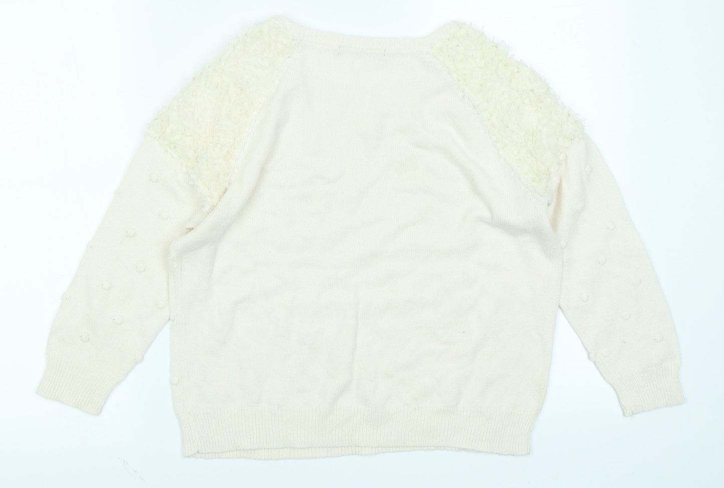 George Womens Ivory   Pullover Jumper Size 12