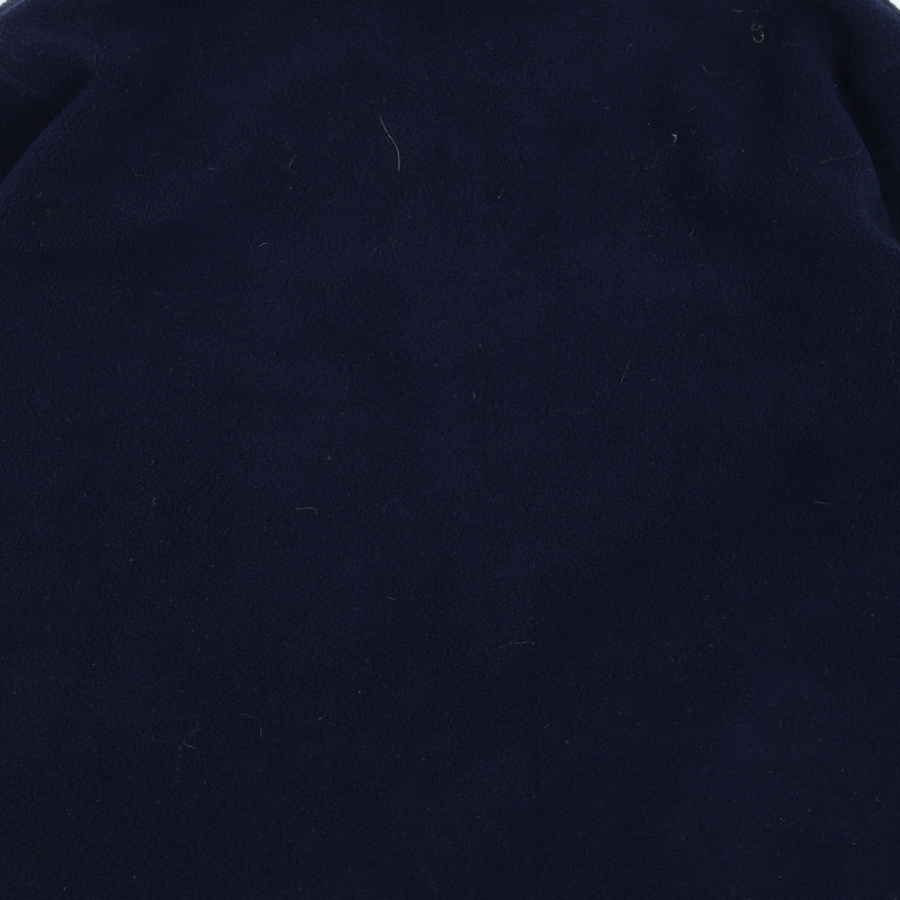 Active Mens Blue  Fleece Pullover Sweatshirt Size S