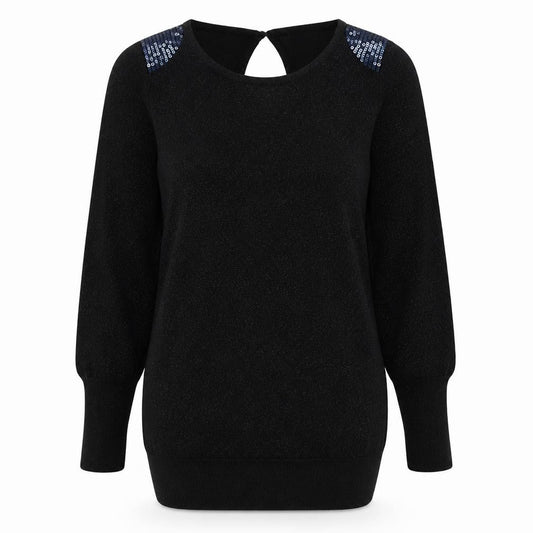 F&F Womens Black   Pullover Jumper Size 10