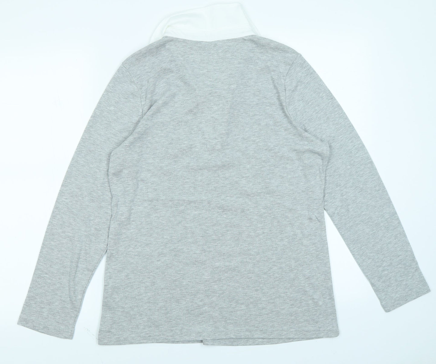 Bm Casual Womens Grey   Basic T-Shirt Size M