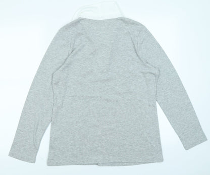 Bm Casual Womens Grey   Basic T-Shirt Size M
