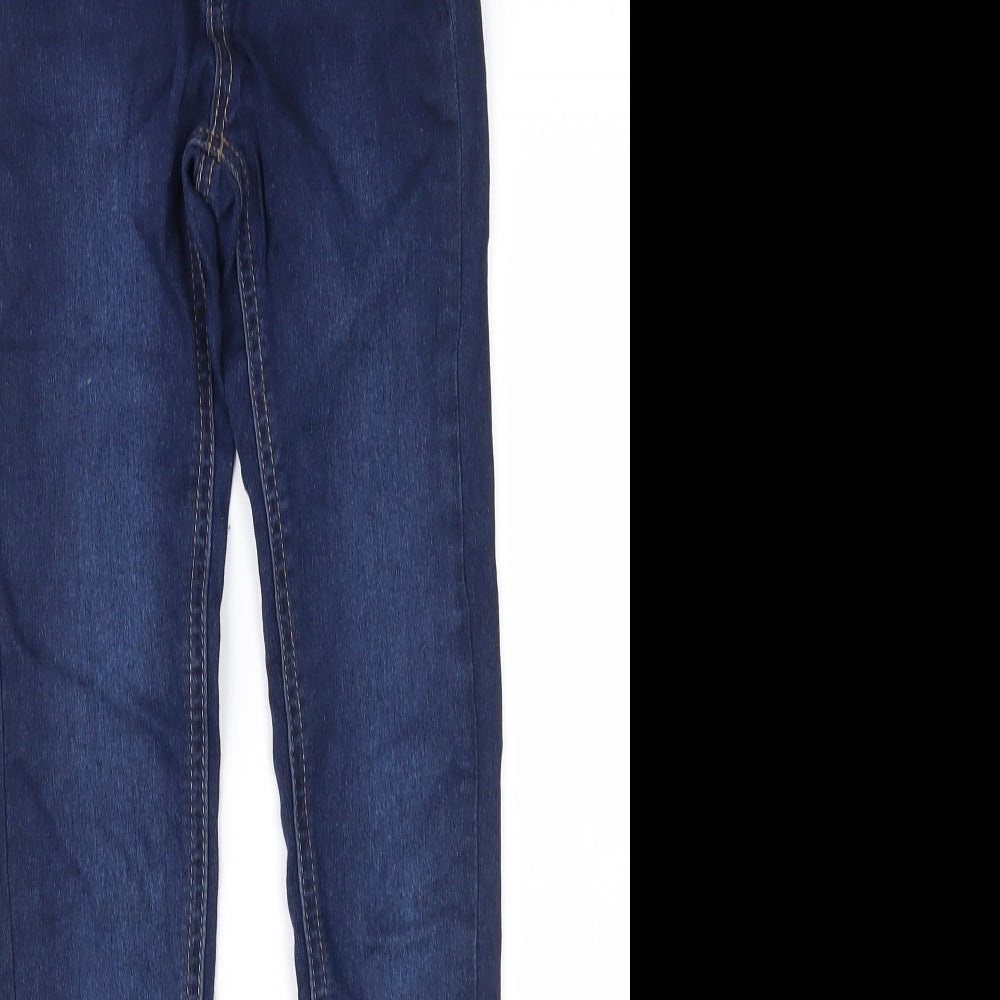New Look Girls Blue  Denim Skinny Jeans Size 9 Years