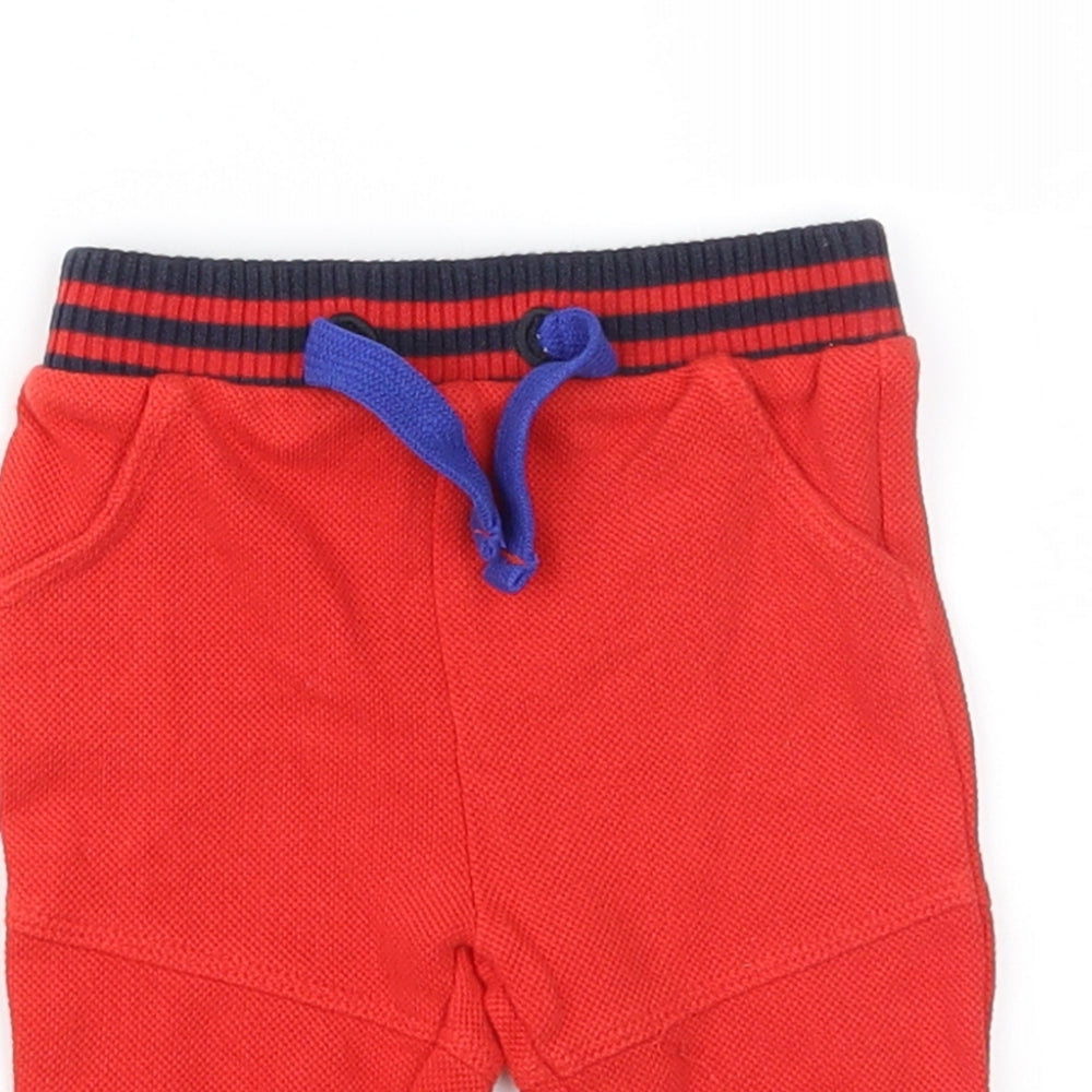 TU Baby Red   Jogger Trousers Size 0-3 Months