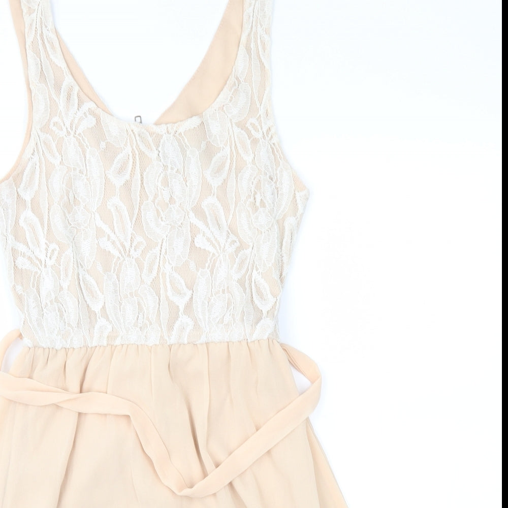 Club L Womens Pink   Fit & Flare  Size 8