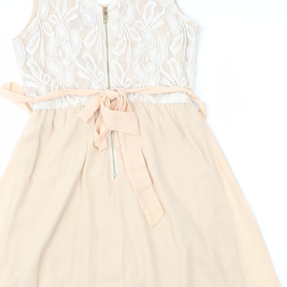 Club L Womens Pink   Fit & Flare  Size 8