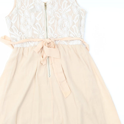 Club L Womens Pink   Fit & Flare  Size 8