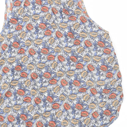 H&M Womens Multicoloured Floral  Basic Blouse Size 10
