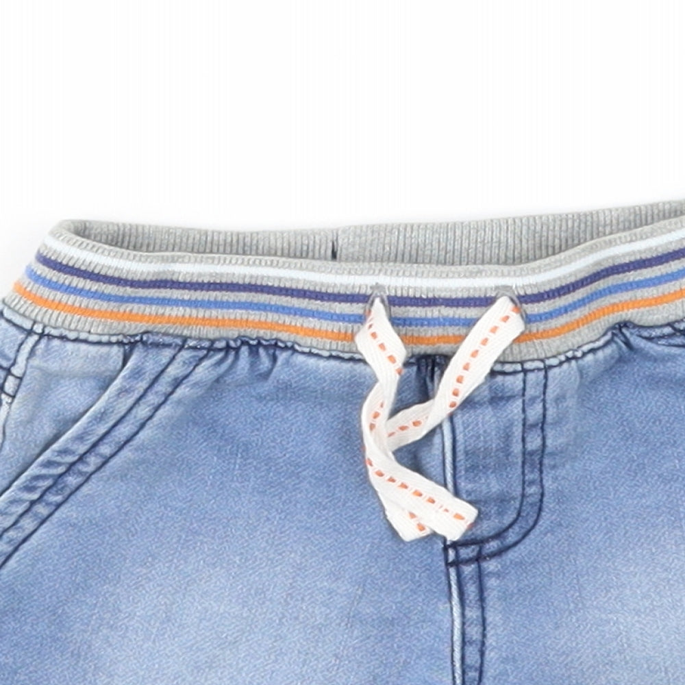 Matalan Baby Blue   Cropped Jeans Size 0-3 Months