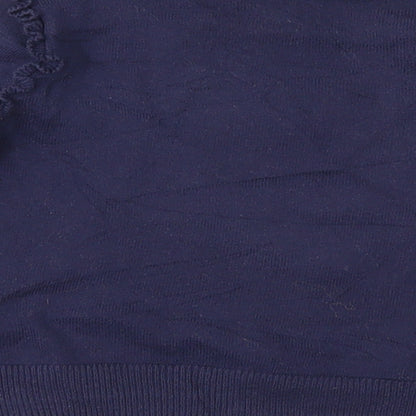 Gap Girls Blue Fair Isle  Pullover Jumper Size 5 Years