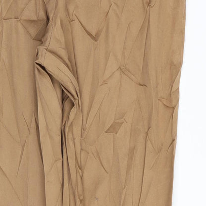 Womens UK Size 14 Dorothy Perkins Regular Fit  Beige Trousers