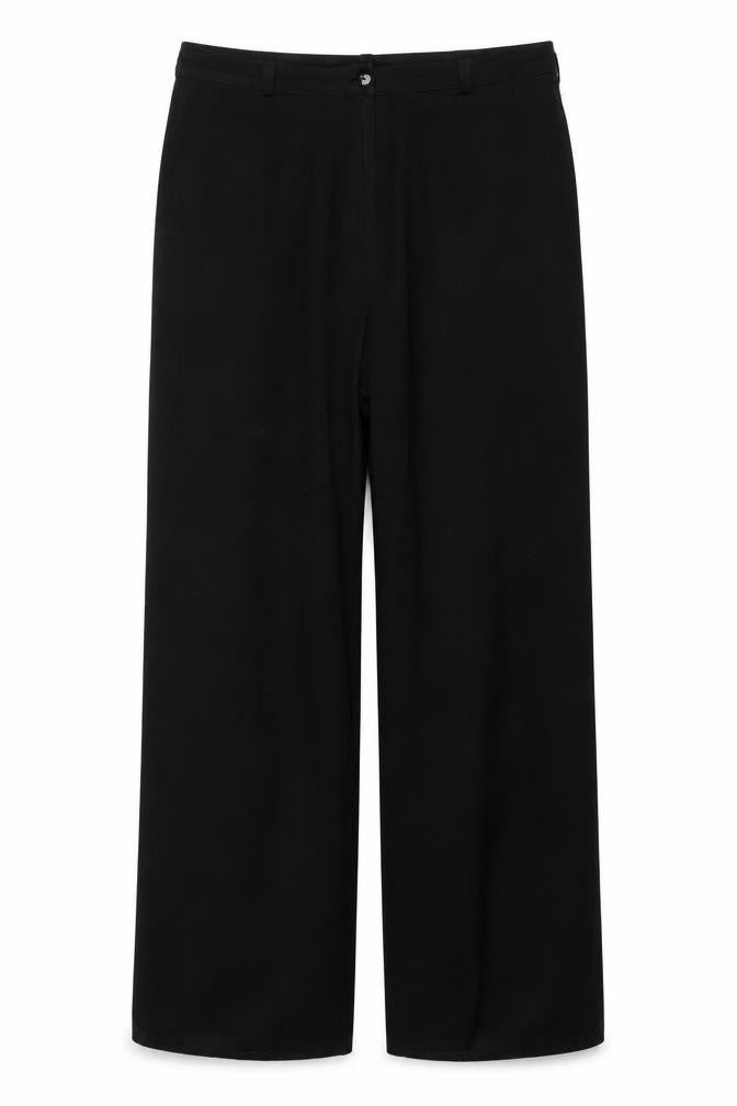 Womens UK Size 16 BHS Regular Fit  Black Trousers