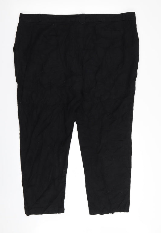 Asda George Womens Black   Trousers  Size 40 in L27 in