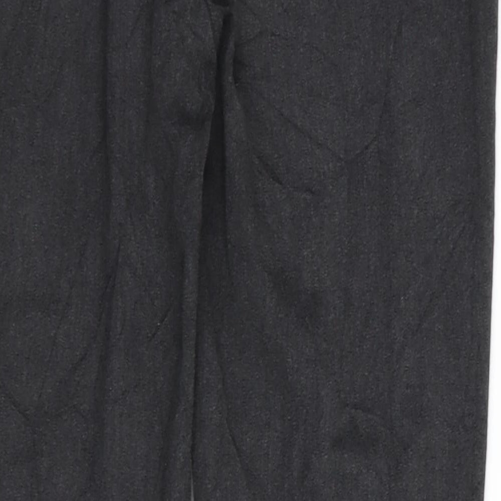 M&S Womens Grey   Trousers  Size 8 L27 in