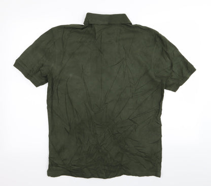 M&S Mens Green    Polo Size S