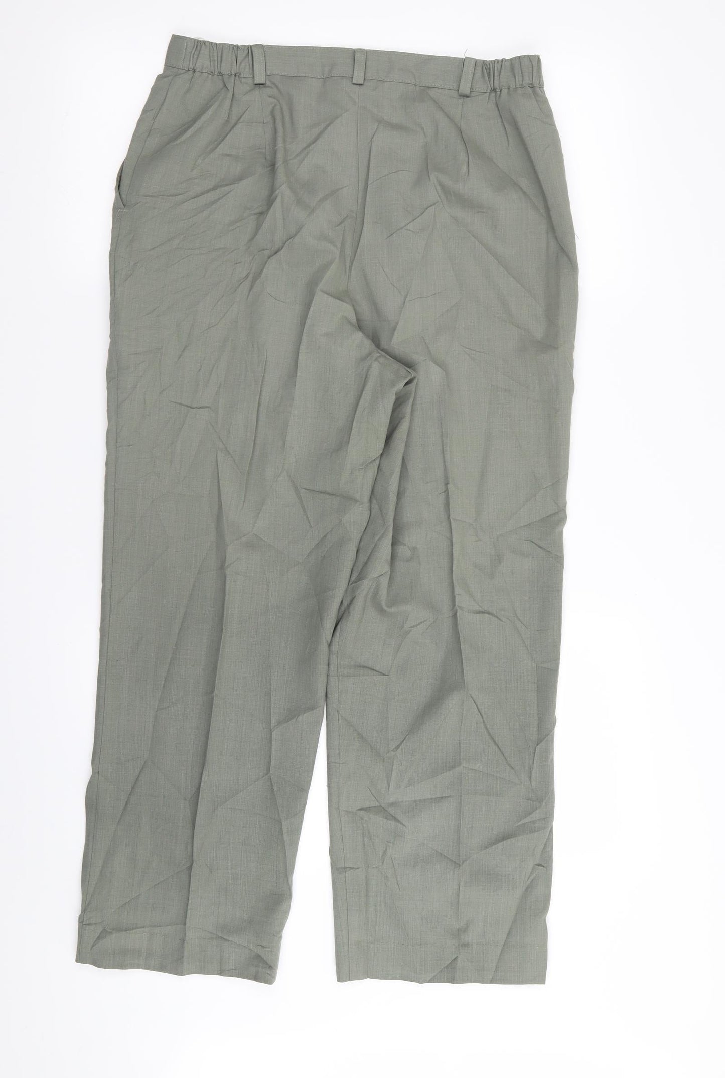Womens UK Size 14 country collection Regular Fit  Green Trousers