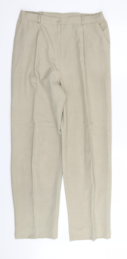 bonmarche Womens Beige   Trousers  Size 16 L29 in