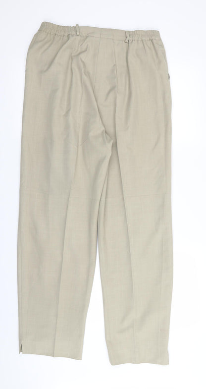 bonmarche Womens Beige   Trousers  Size 16 L29 in