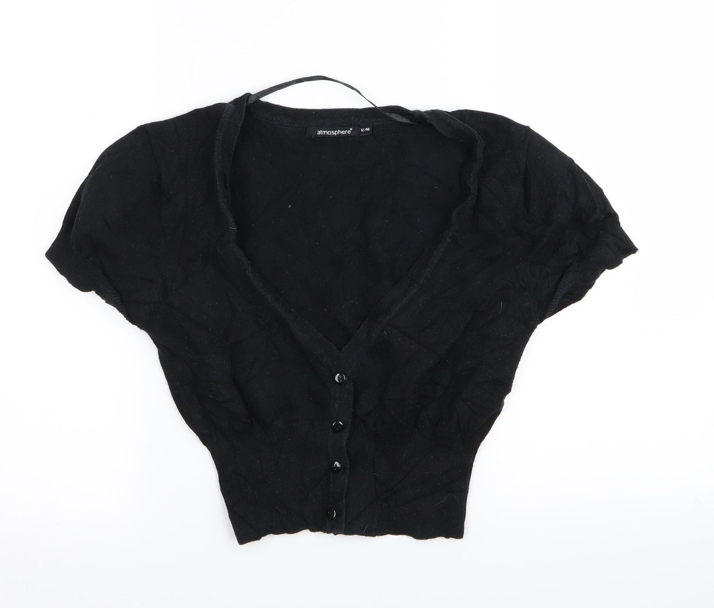 Primark Womens Black   Cardigan Jumper Size 12