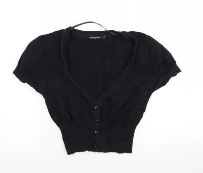 Primark Womens Black   Cardigan Jumper Size 12