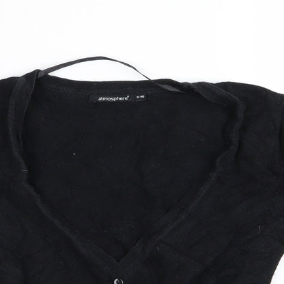 Primark Womens Black   Cardigan Jumper Size 12