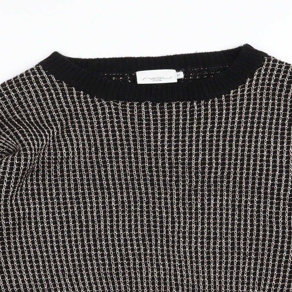 New Look Womens Black   Pullover Jumper Size 10
