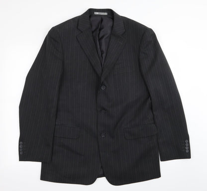 Mens UK Size 40 Taylor & Wright Regular Black Suit Jacket