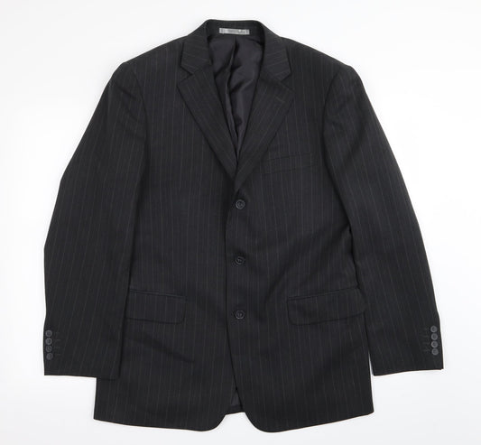 Mens UK Size 40 Taylor & Wright Regular Black Suit Jacket