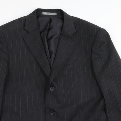 Mens UK Size 40 Taylor & Wright Regular Black Suit Jacket