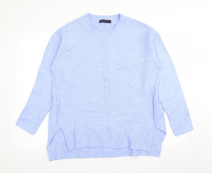 M&S Womens Blue   Pullover Jumper Size M