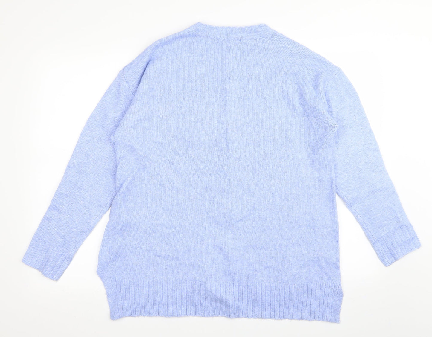 M&S Womens Blue   Pullover Jumper Size M