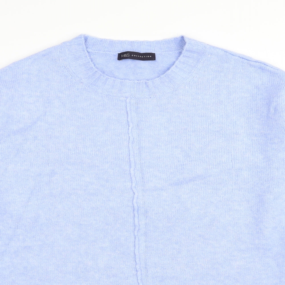M&S Womens Blue   Pullover Jumper Size M