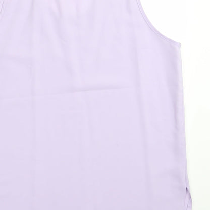 Womens UK Size 18 C&A Purple Basic Blouse