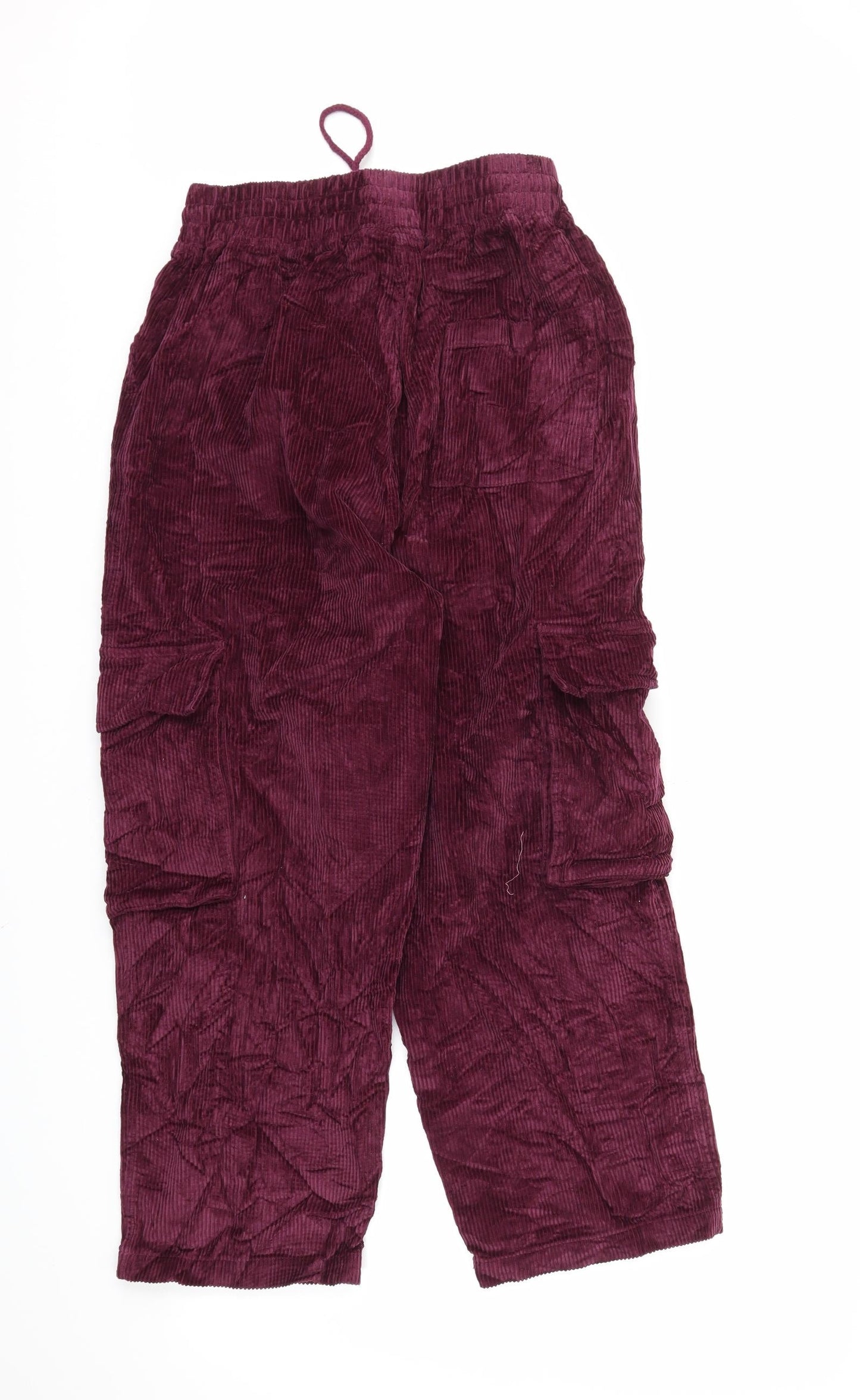 Womens UK Size 8 ASOS Regular Fit  Red Trousers