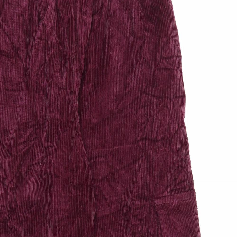 Womens UK Size 8 ASOS Regular Fit  Red Trousers